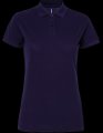 Dames Polo Asquith & Fox Polycotton Blend Navy